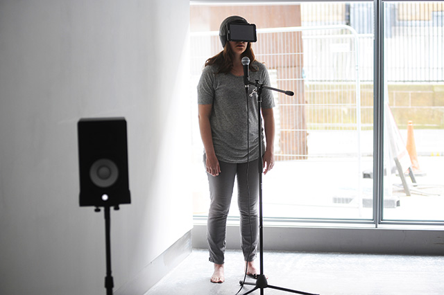 Breathing the speaking, performance Catherine Street