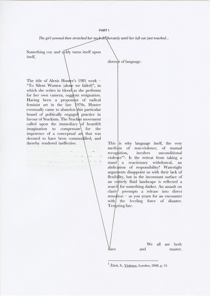 A gloved hand... part 1 by Catherine Street
